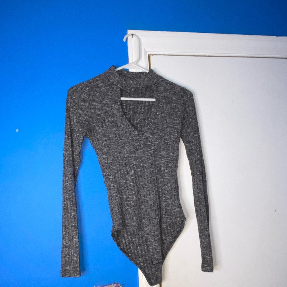 Grey bodysuit
